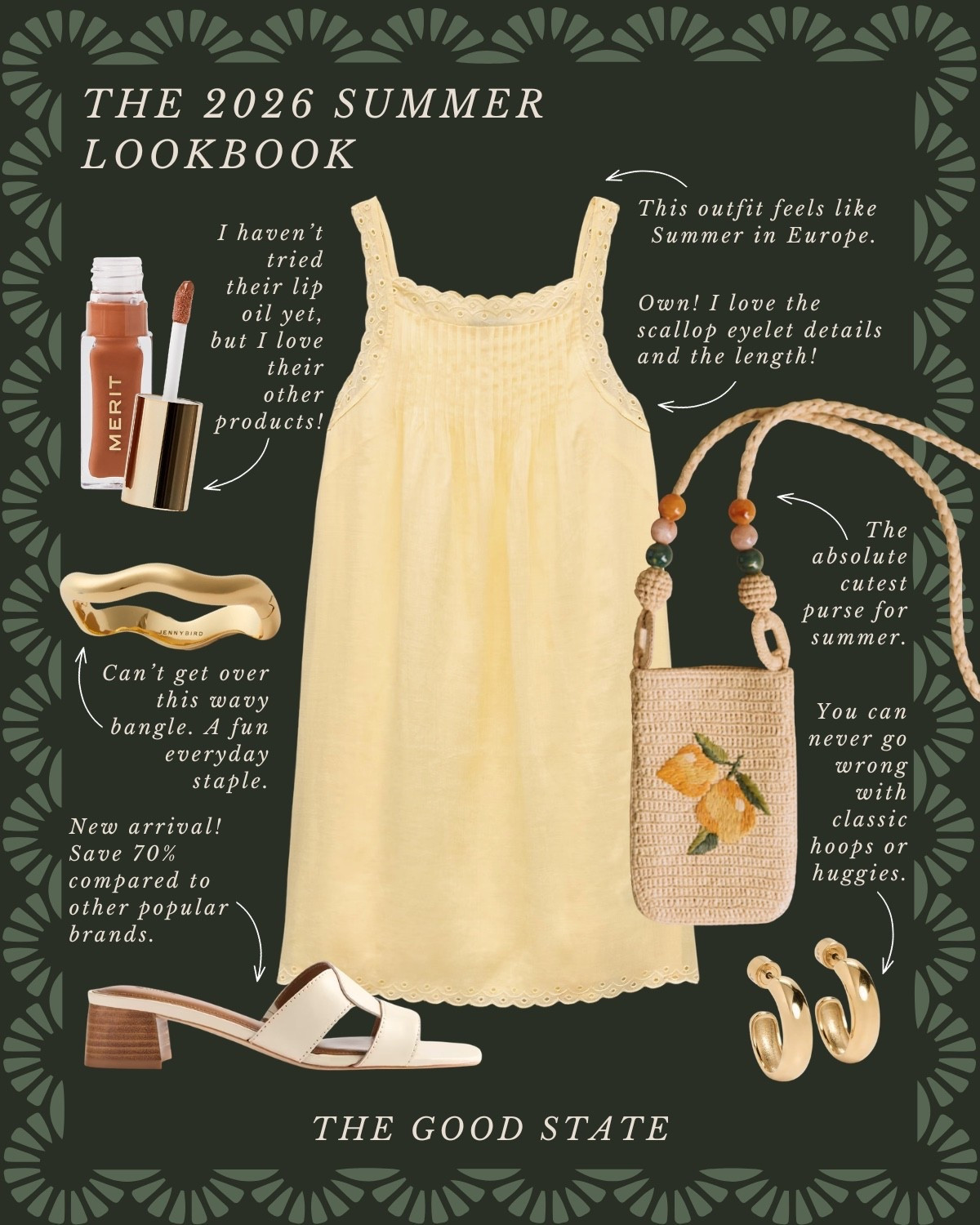 This collection is written the sun-kissed summertime girlies living their best life in flowy dresses, happy colors, and no sense of time. For the free girlies who wake up with the sunrise so they can enjoy the slowness of life before the rest of the world wakes up. For the regulars at the farmers market on Saturdays and for the ones who always have a picnic blanket in their car. This collection is for the ones who ride with the windows down and with the stereo up. The ladies who soak up every minute of sunshine. The whimsical ones who find beauty in every day and every season. This is for the lovers of sunhats, jelly sandals, scalloped details and allllll the shell accessories. This is for the ladies who just got back from their girls weekend in Charleston and who are already planning their next trip to New England… or Seaside…or both🤷🏼‍♀️ This is for you☀️

#LTKSaleAlert #LTKActive #LTKootd