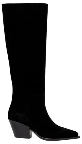 PAIGE Women's Lillian Tall Boot Fashion, Black, 8.5 | Amazon (US)