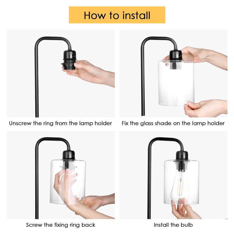 Latitude Run® 3-way Dimmable Black Table Lamp With 2 Usb Charging Ports | Wayfair North America