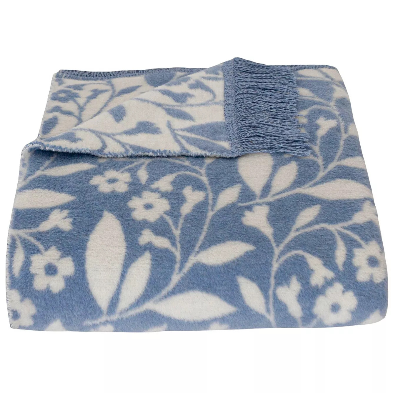 Discover Europe - Made in Portugal The Cotton Edition Fringe Floral Throw Blanket | Kohl's