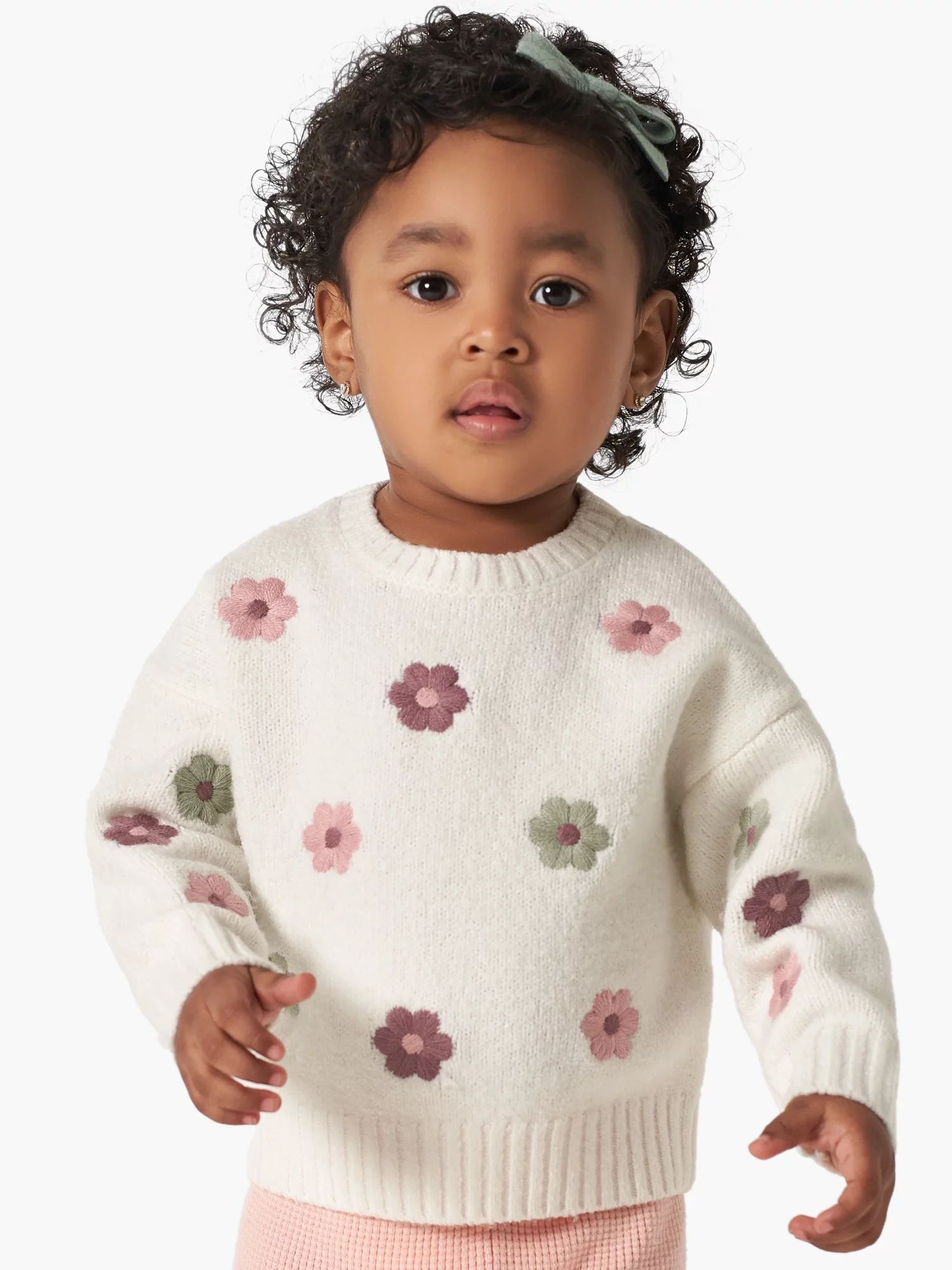 Modern Moments by Gerber Baby and Toddler Girl Sweater Knit Top, Sizes 12 Months -5T | Walmart (US)