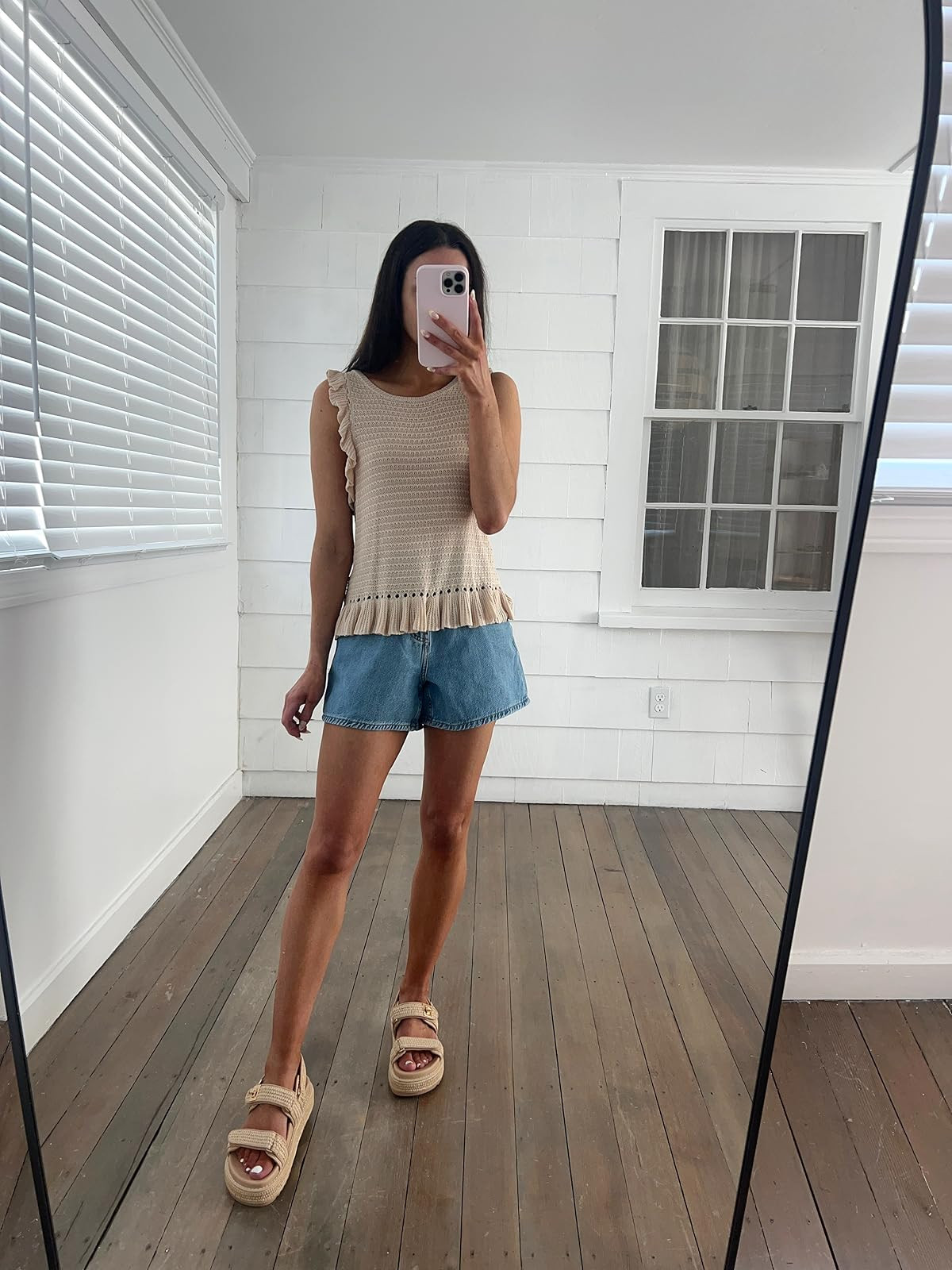 Summer outfit - shorts in 24, top in S, sandals true to size

summer shorts outfit / denim shorts outfit / denim shorts outfit 

 

 #LTKPetite #LTKFindsUnder50 #LTKShoeCrush