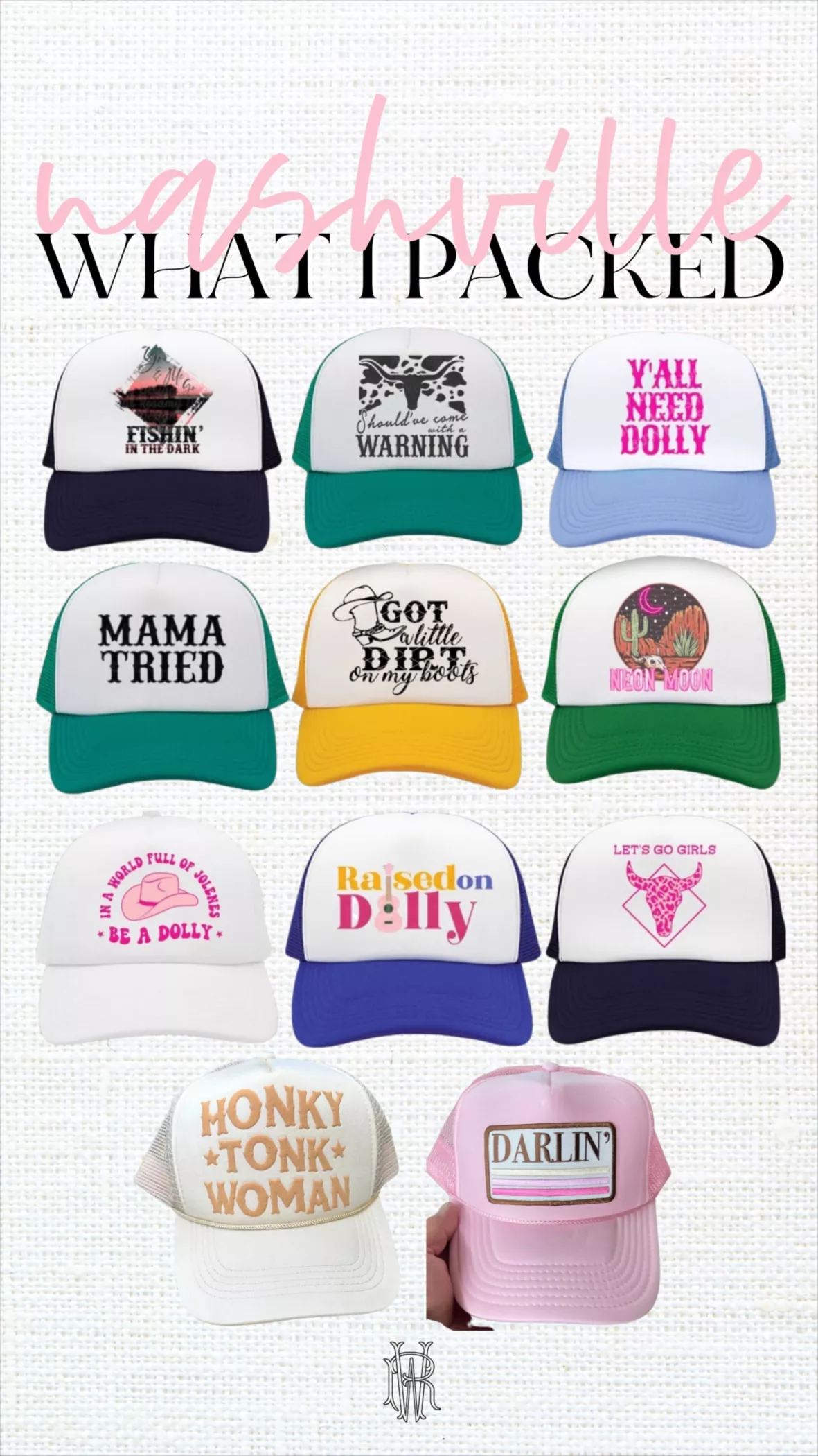Dolly Country Song Trucker Caps curated on LTK