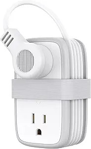 Travel Power Strip with USB Ports, NTONPOWER 4 Outlets 3 USB With 4FT Wrapped Short Extension Cor... | Amazon (US)