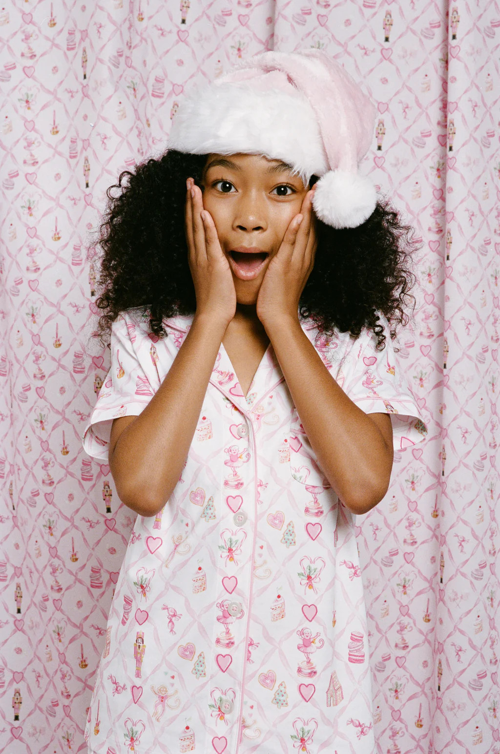 Sugarplum Lattice Polo Pajamas | Roller Rabbit