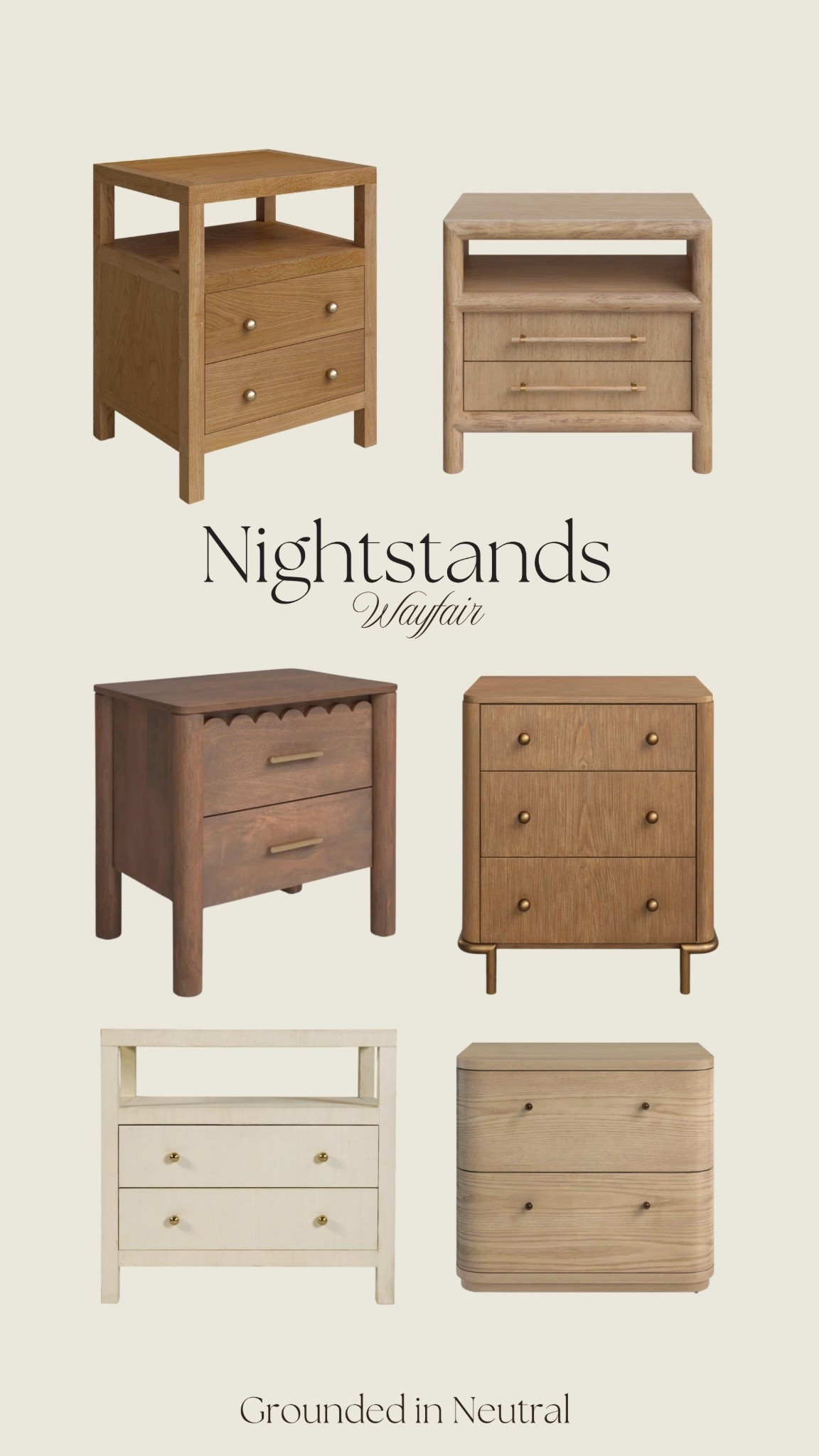 Wayfair nightstands 🤎

#LTKHome #LTKSaleAlert