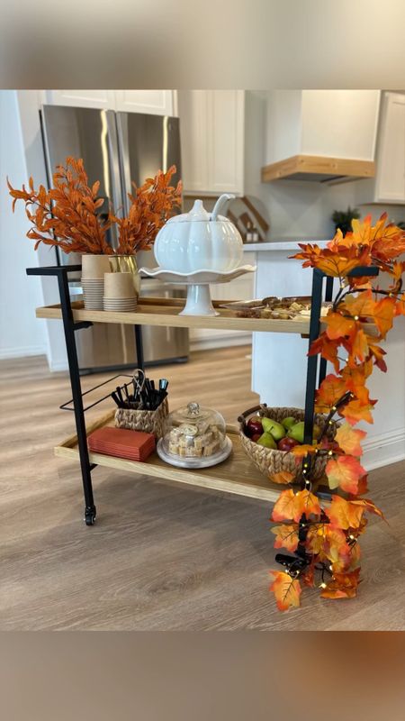 Last minute thanksgiving dinner ideas! 🦃🍁 

Use this beautiful and budget friendly bar cart all season long. I used it as a soup bar here! 🥣

Thanksgiving hosting, thanksgiving ideas, bar cart decor ideas, dinner hosting ideas 

#LTKSeasonal #LTKhome #LTKparties