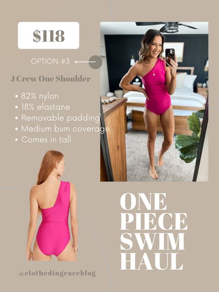 One Piece Swimsuit Haul 

Sized down to a size 2 long 

#LTKswim #LTKstyletip #LTKFind