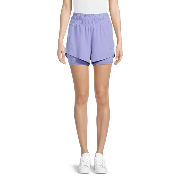 Avia Women's High Rise Running Shorts with Bike Liner | Walmart (US)