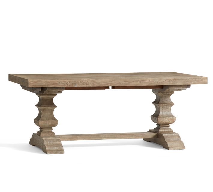 Banks Extending Dining Table - Gray Wash | Pottery Barn (US)