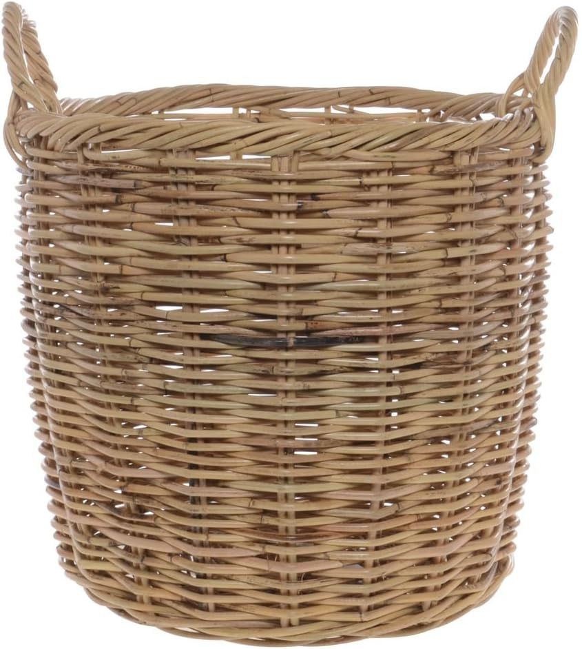Rattan Basket Round Natural - 21 1/4" Dia x 21" H | Amazon (US)