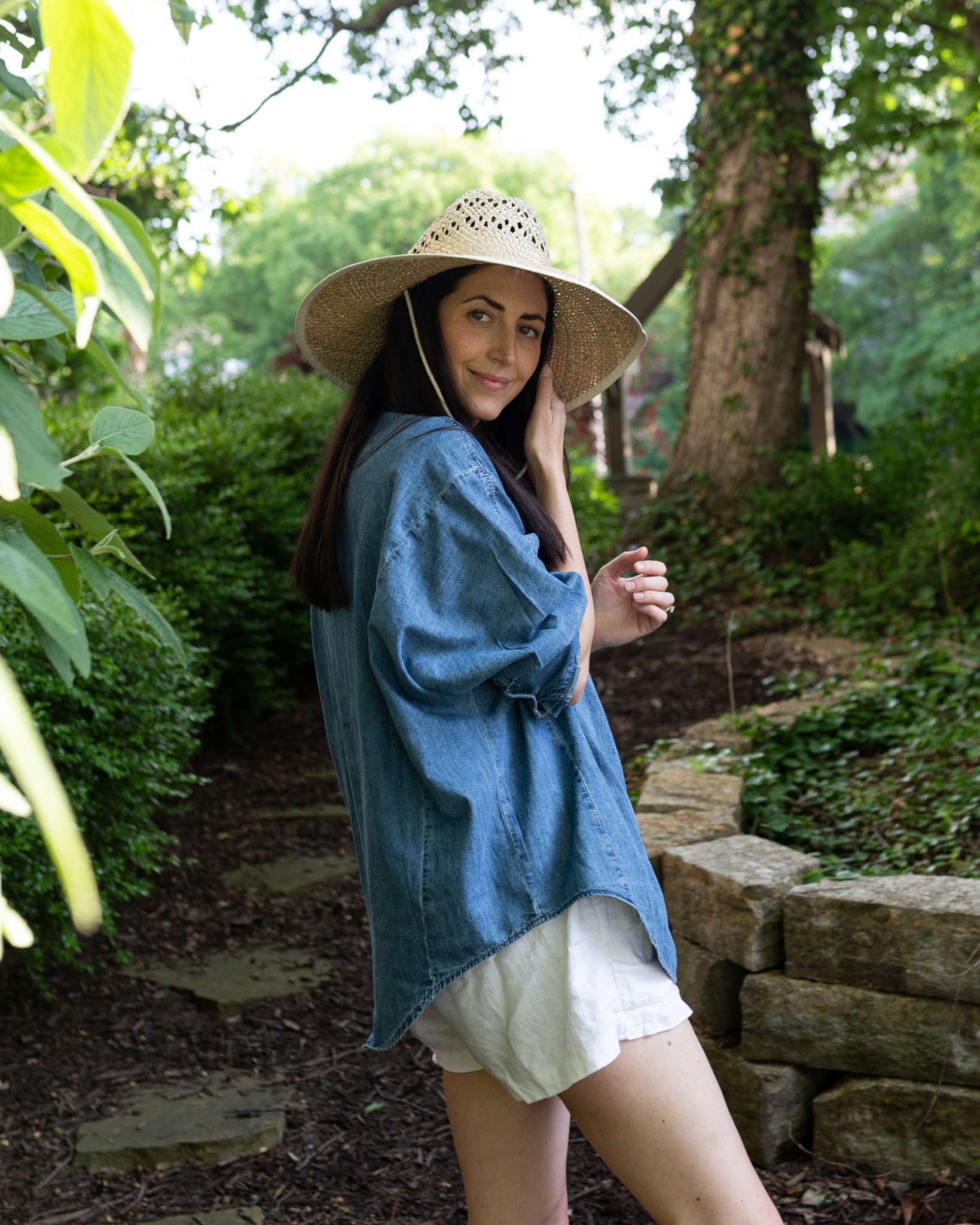 Gap Memorial Day weekend sale, woven hat, denim shirt, linen shorts, white linen, summer style

#LTKsalealert #LTKunder50 #LTKSeasonal