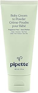 Pipette Baby Cream to Powder - Talc-Free Baby Powder, Keep Baby's Skin Happy, Squalane Helps Rest... | Amazon (US)