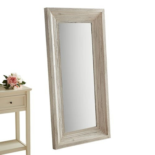 Bailey Farmhouse Natural Whitewash Floor Mirror | Pier 1 Imports