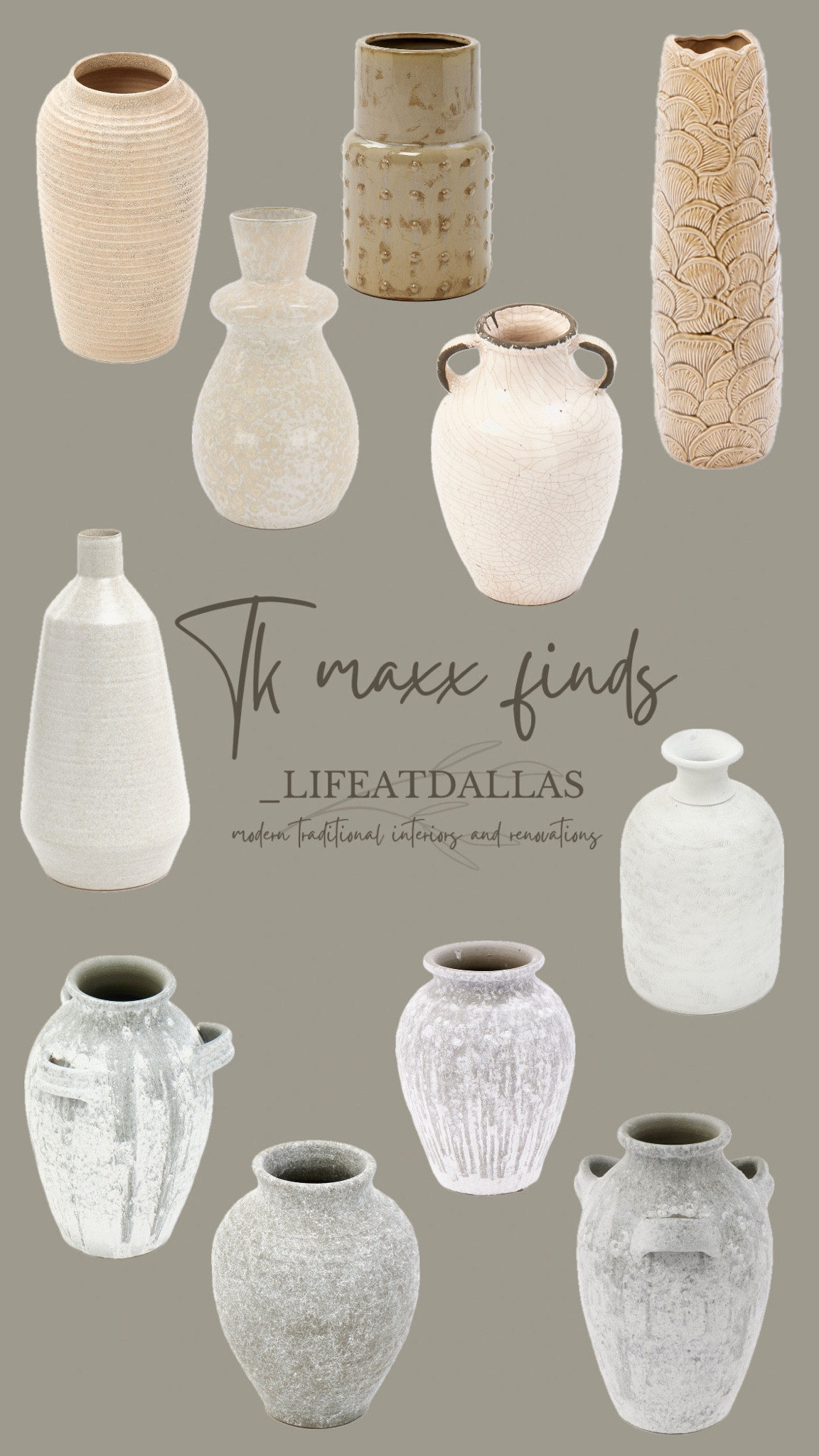 Lifeatdallas's TK Maxx finds Collection on LTK