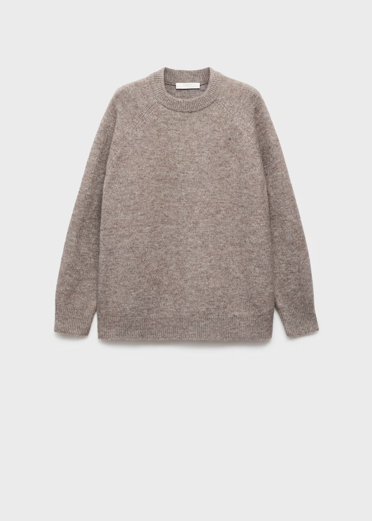 Round-neck knitted sweater | MANGO (UK)