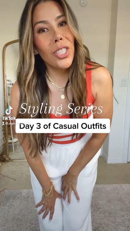 Day 3 of my Casual Outfits Series! Wearing size medium in tank, medium in pants (part of a set)! 

#LTKSeasonal #LTKstyletip #LTKFind