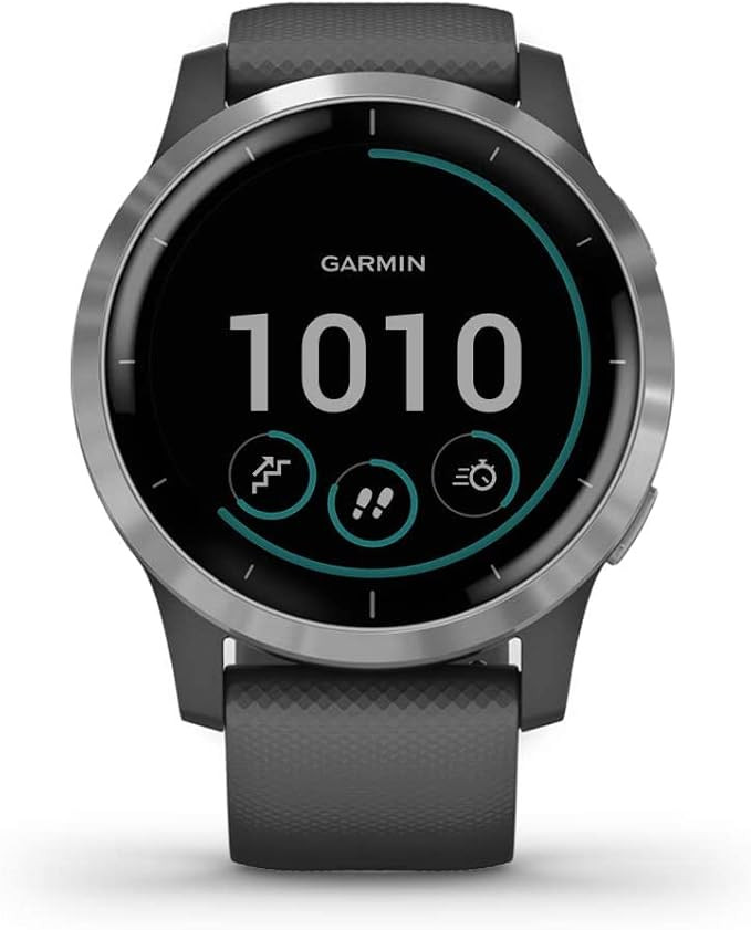 Garmin 010-02174-01 Vivoactive 4, GPS Smartwatch, Features Music, Body Energy Monitoring, Animate... | Amazon (US)
