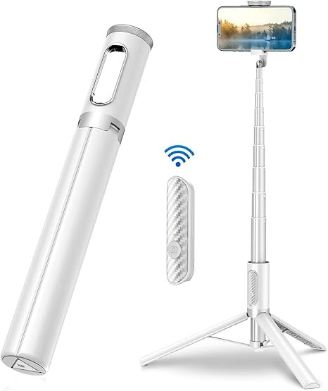 TONEOF Tripod, Cell Phone Selfie Stick, 60 Inch All-in-1 Stand with Integrated Wireless Remote, L... | Amazon (US)