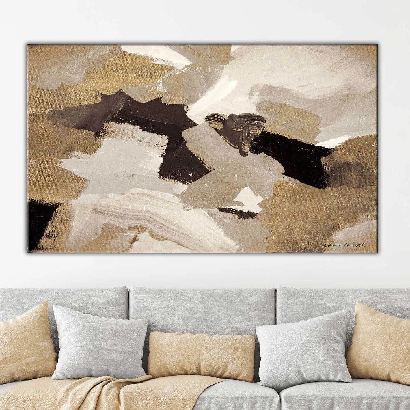 " Muted Abstract II " Painting Print | Wayfair North America