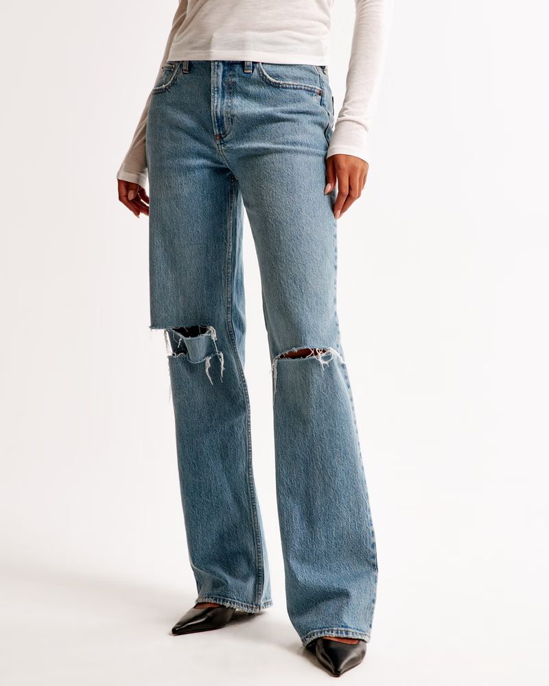 Low Rise Baggy Jean | Abercrombie & Fitch (US)