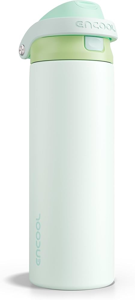 ENCOOL Leakproof Insulated Water Bottle with Straw Dual-Sip Water Bottle Bag-Safe Design for Work... | Amazon (US)