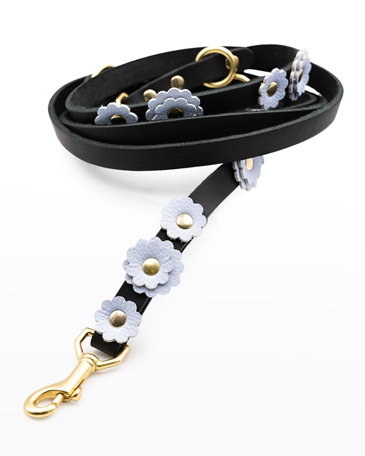 Fleur Leather Dog Leash - Regular (25 lbs. & up) | Neiman Marcus