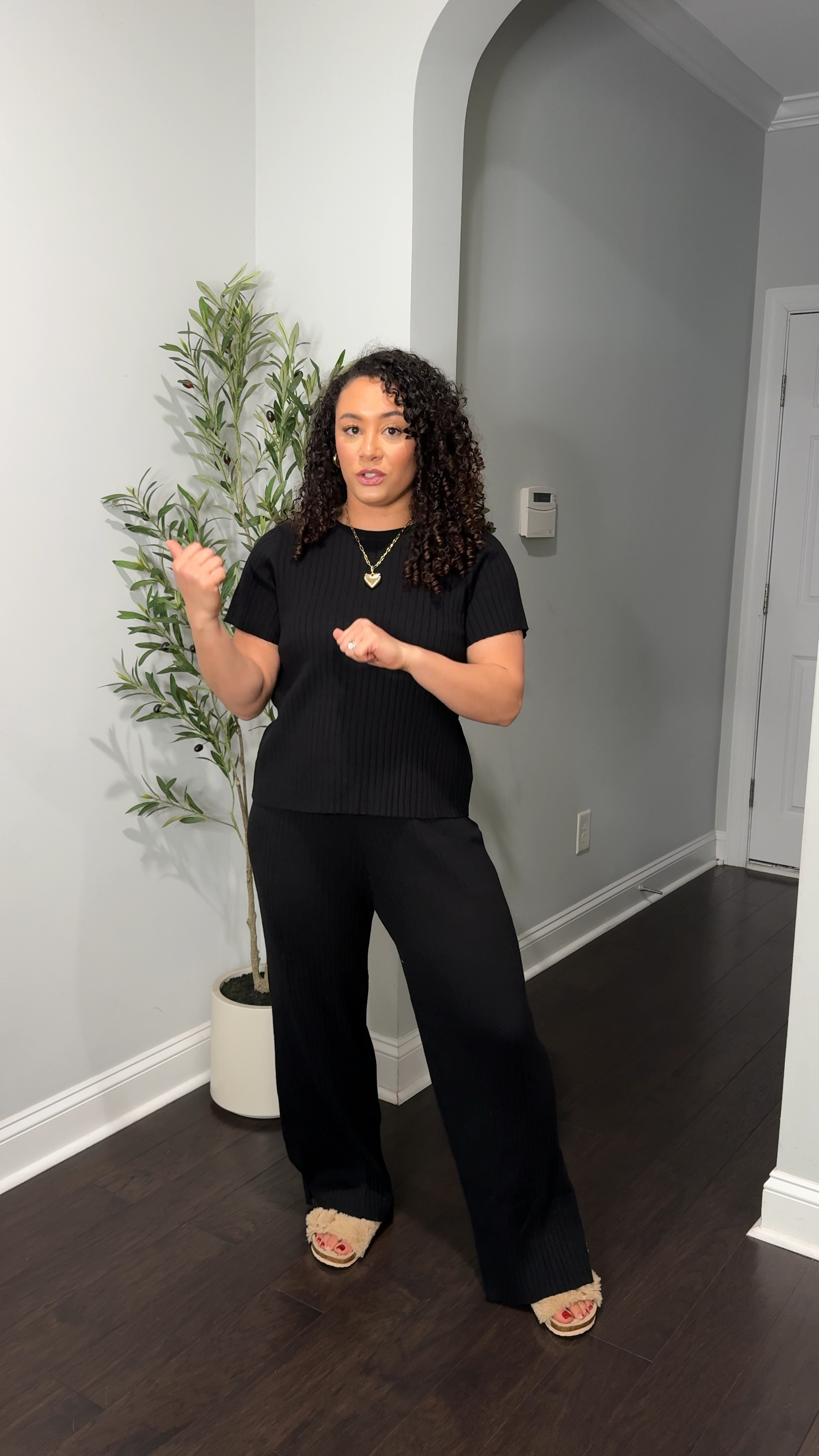 #walmartpartner So many amazing new arrivals perfect going into spring from @walmartfashion size large lots of stretch I am 5”4  #walmartfashion
