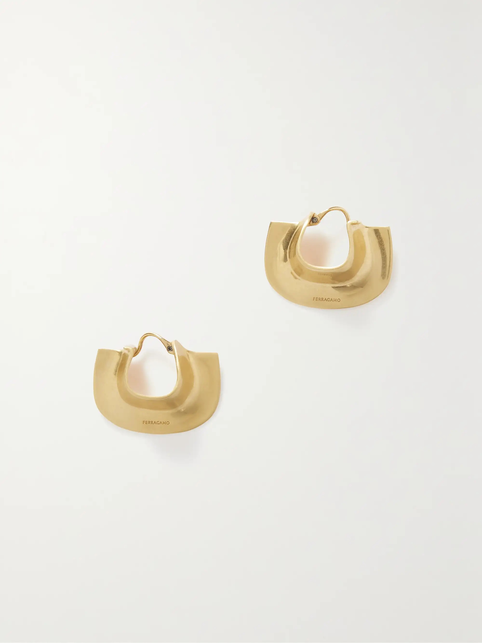 Gold-tone hoop earrings | NET-A-PORTER (UK & EU)