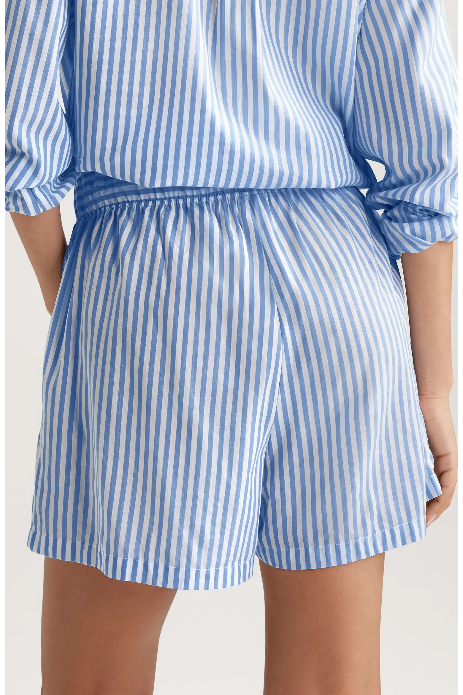 Tommy John Stripe High Waist Woven Sleep Shorts (Women) | Nordstrom | Nordstrom
