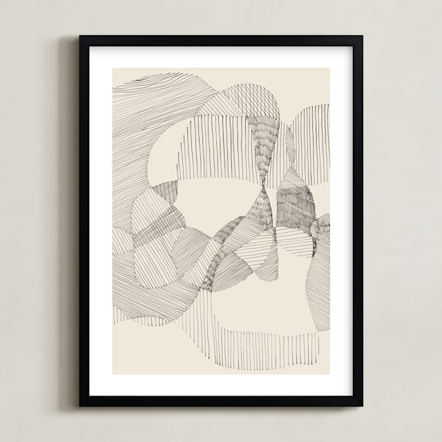 "Random Land I" - Drawing Limited Edition Art Print by Catilustre. | Minted