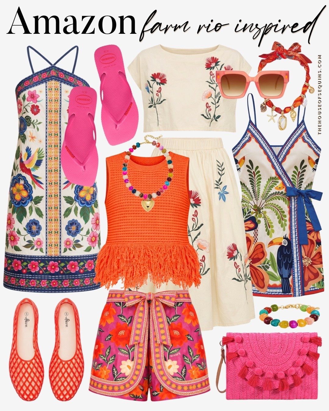 Shop Farm Rio inspired Amazon resortwear finds! Spring dress, matching sets, vacation dress, destination wedding guest dress, clutch, jelly sandals, date night summer dress

Follow my LTK @thehouseofsequins on the @shop.LTK app to view this post and get my exclusive app-only content!

#liketkit 
@shop.ltk
https://liketk.it/60Wtr

#LTKgrwm #LTKootd #LTKSaleAlert