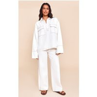 White Slouchy Wide Leg Style Jeans | PrettyLittleThing US