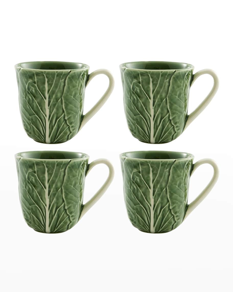 Cabbage 16.9 oz. Mugs, Green - Set of 4 | Neiman Marcus