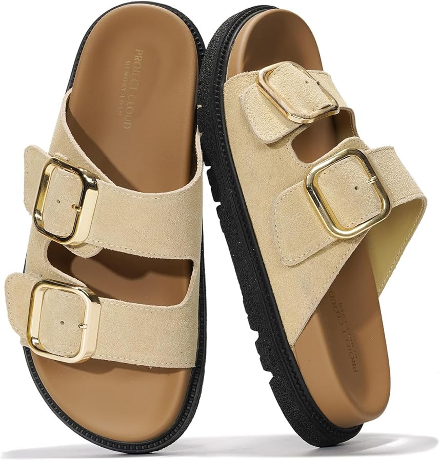 Project Cloud Sandals for Women - Trendy Sandals for Women 2026 with Adjustable Straps - Plush an... | Amazon (US)