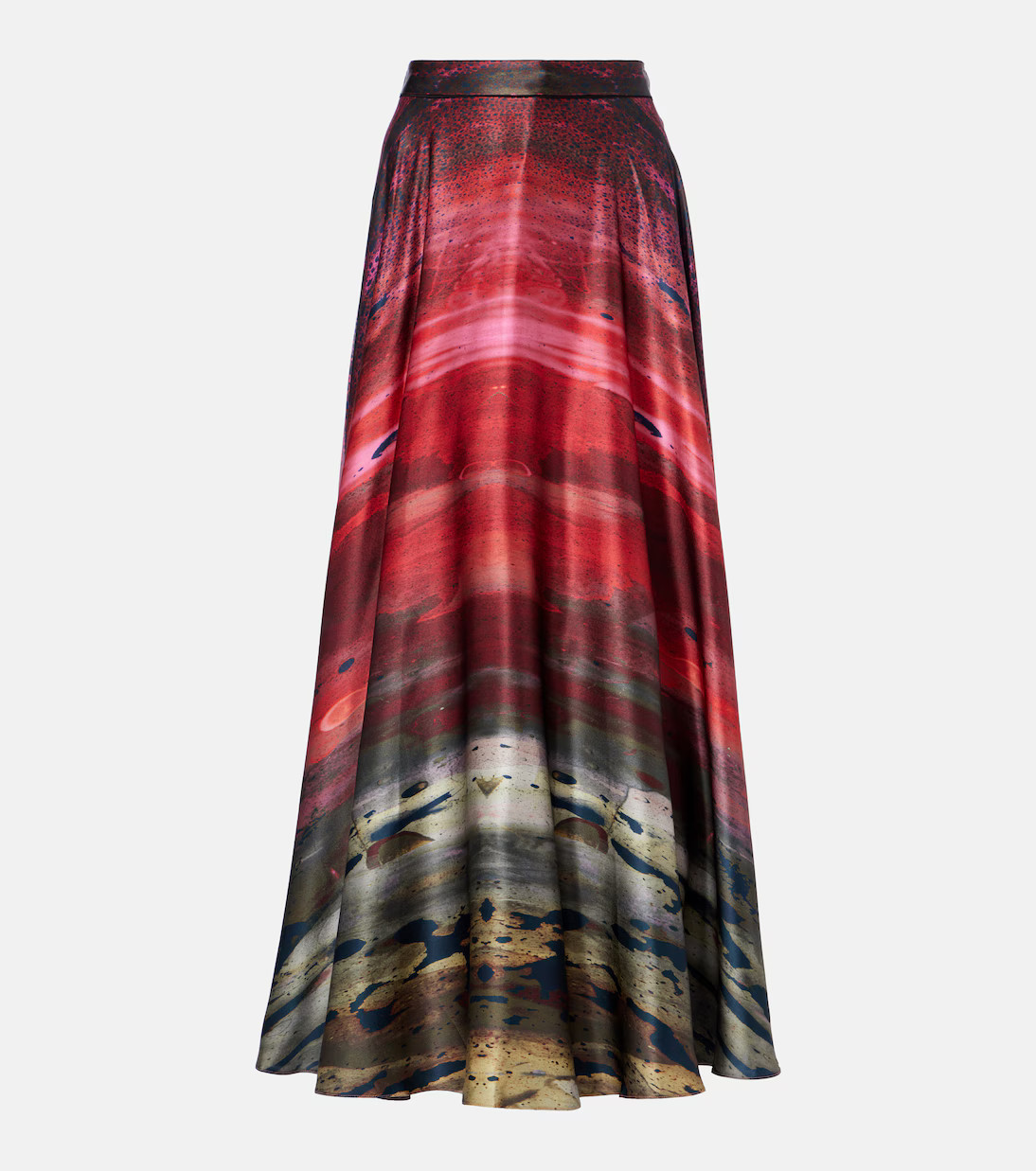 Printed silk satin maxi skirt | Mytheresa (US/CA)