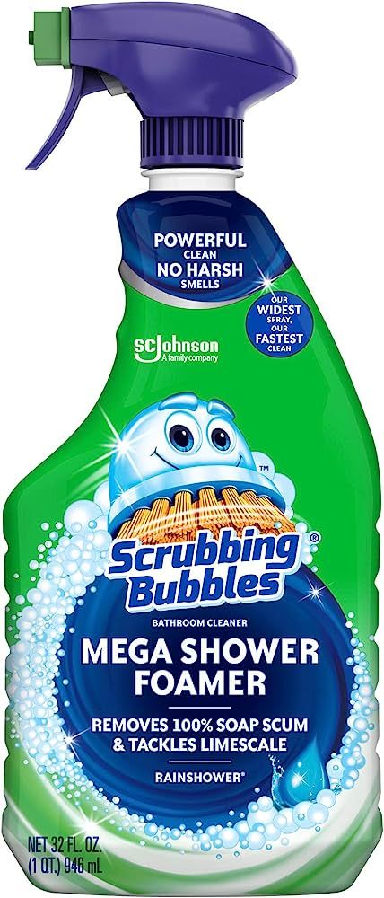 Scrubbing Bubbles Mega Shower Foamer Disinfecting Spray, Multi-Surface Bathroom and Tile Cleaner ... | Amazon (US)