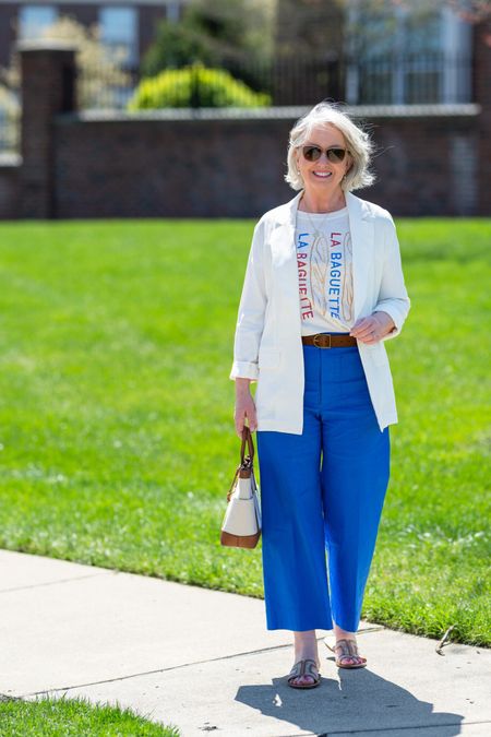 On the blog today, I’m sharing a few tips on how to courageously & stylishly wear color over 50.✨  

*Pants run a bit large. I’m wear a size 29
*My exact blazer is no longer available but I've linked a few similar options for you to try. 

#LTKmidsize #LTKstyletip #LTKover40