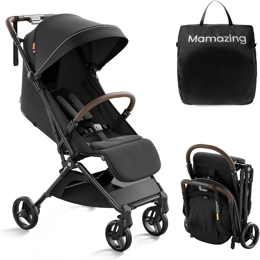 Compact & Airplane-Friendly, One-Handed Fold, 11.6 lbs, UPF50+ Canopy, Under-Seat Basket, Perfect... | Amazon (US)