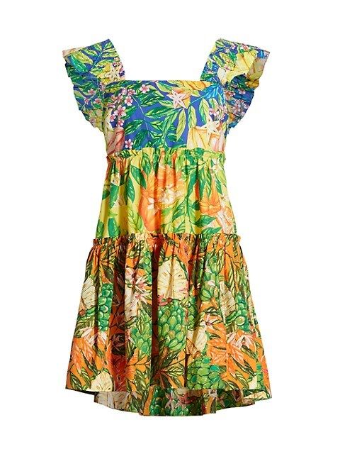 Caipirinha Tiered Mini Dress | Saks Fifth Avenue