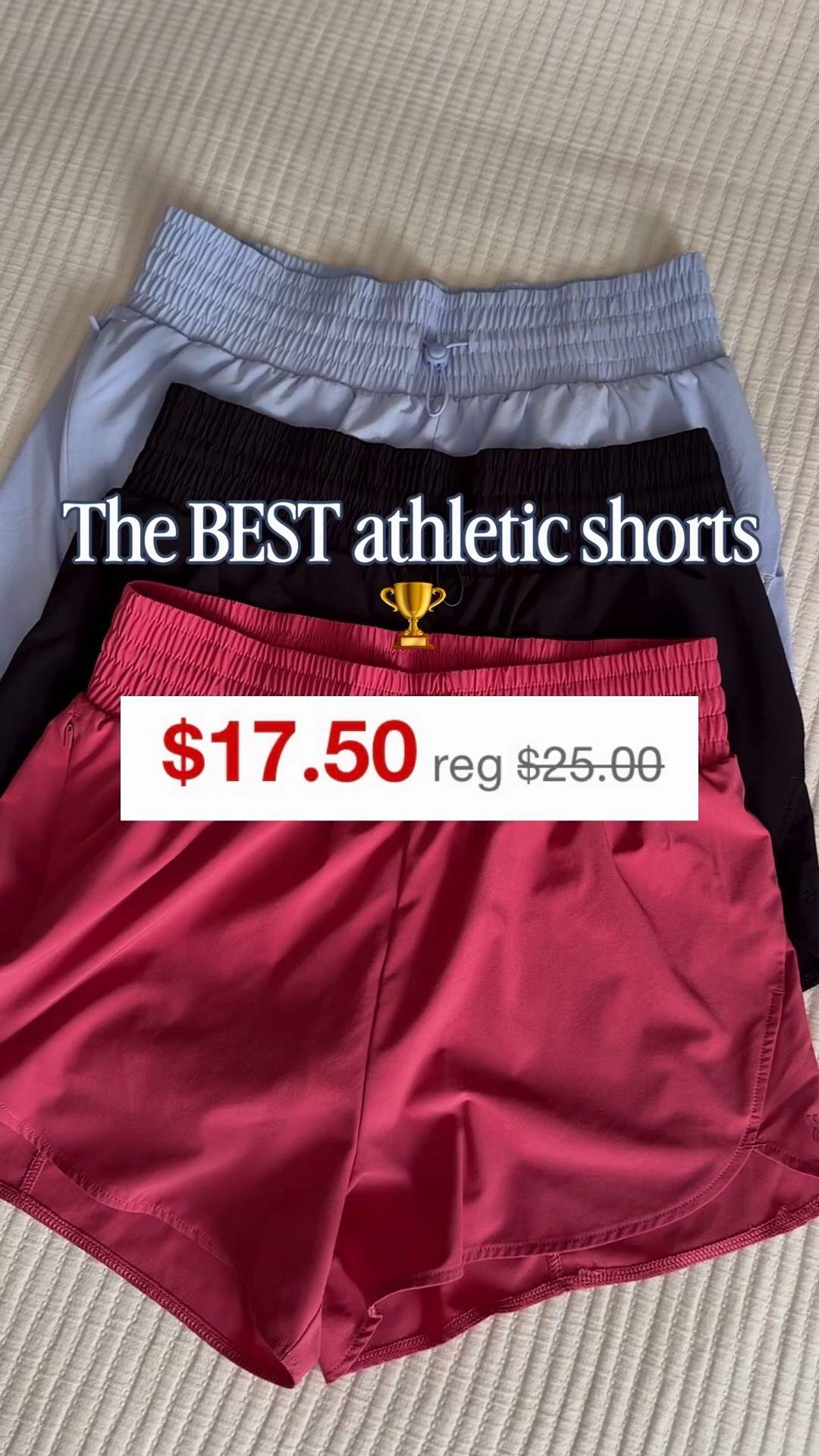 Bold statement, but the best athletic shorts IMO. Best part, they are currently on sale. 🎯 
I wear medium, I’m typically an 8 in pants.

#LTKSeasonal #LTKActive #LTKmomlife