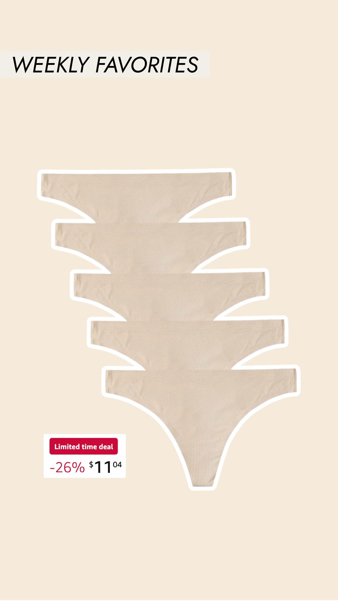 Best underwear and it’s on sale today! 

#LTKStyleTip #LTKSeasonal #LTKFindsUnder50