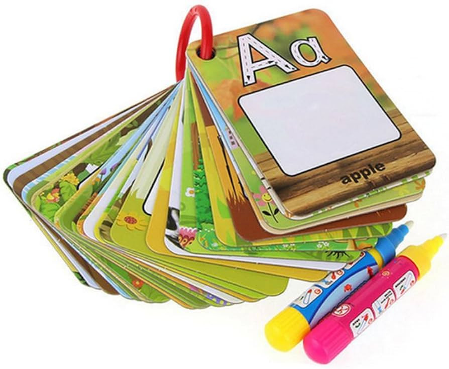 Coolplay A-Z 26 Alphabet Water Cards, Children Drawing Card for Kids Educational Toys for Travel | Amazon (US)