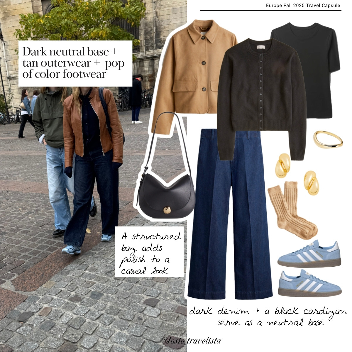 Sharing wearable outfit formulas inspired by what women were actually wearing in Europe this fall. These looks are classic, neutral, and easy to recreate with capsule-friendly pieces.
Linked similar items so you can build these outfits for your next trip.
#travelcapsule #traveloutfit 

 #LTKOver40 #LTKTravel