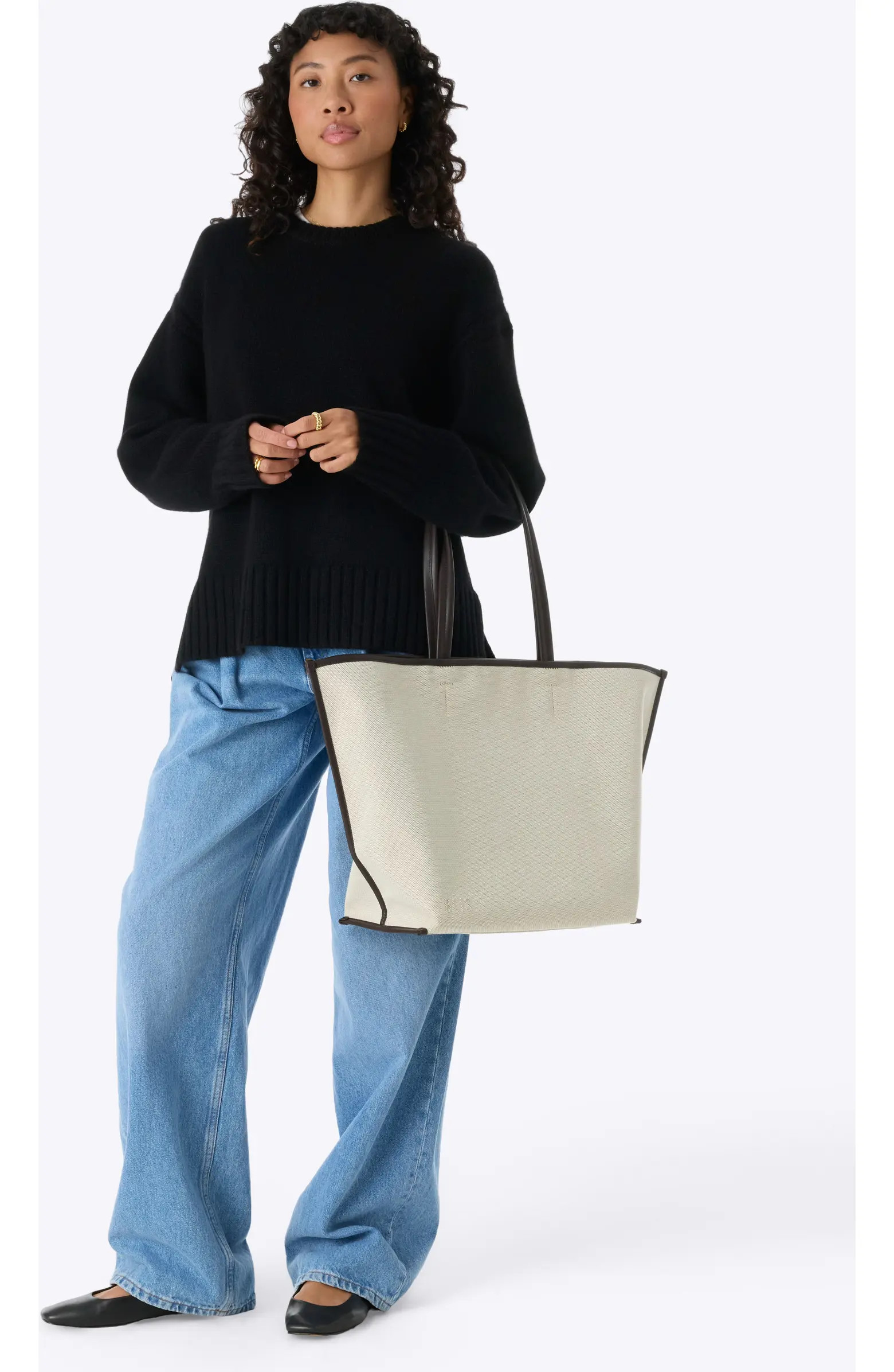 Béis The Canvas & Leather Tote | Nordstrom | Nordstrom