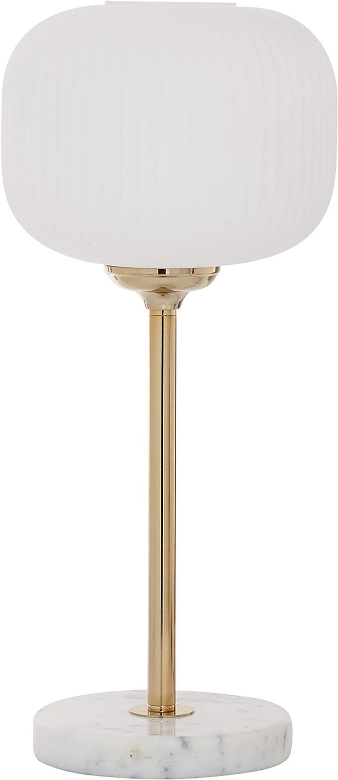 CosmoLiving by Cosmopolitan Modern Metal Irregular Table Lamp, 10" x 10" x 23", White | Amazon (US)