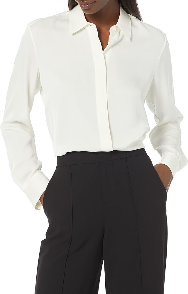 Theory Women's Classic Menswear Shirt | Amazon (US)