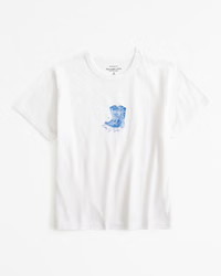 Short-Sleeve Shania Twain Graphic Skimming Tee | Abercrombie & Fitch (US)