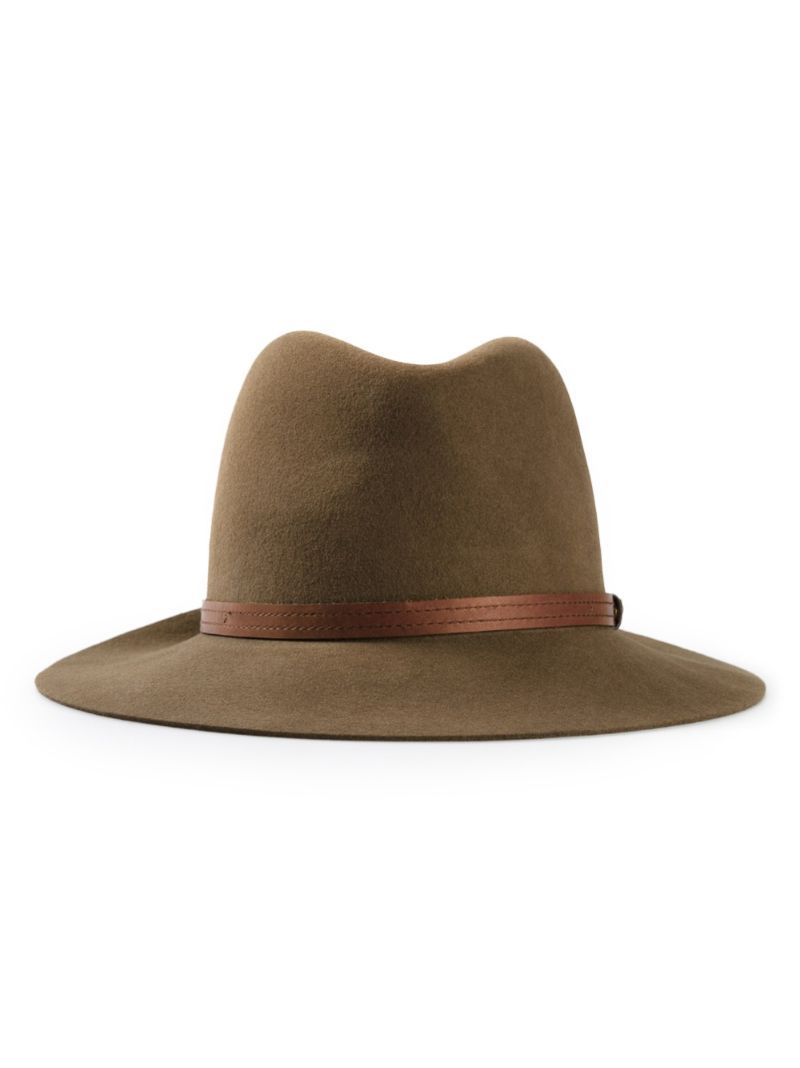Rag & Bone - fedora hat - women - Wool - M, Brown, Wool | FarFetch US