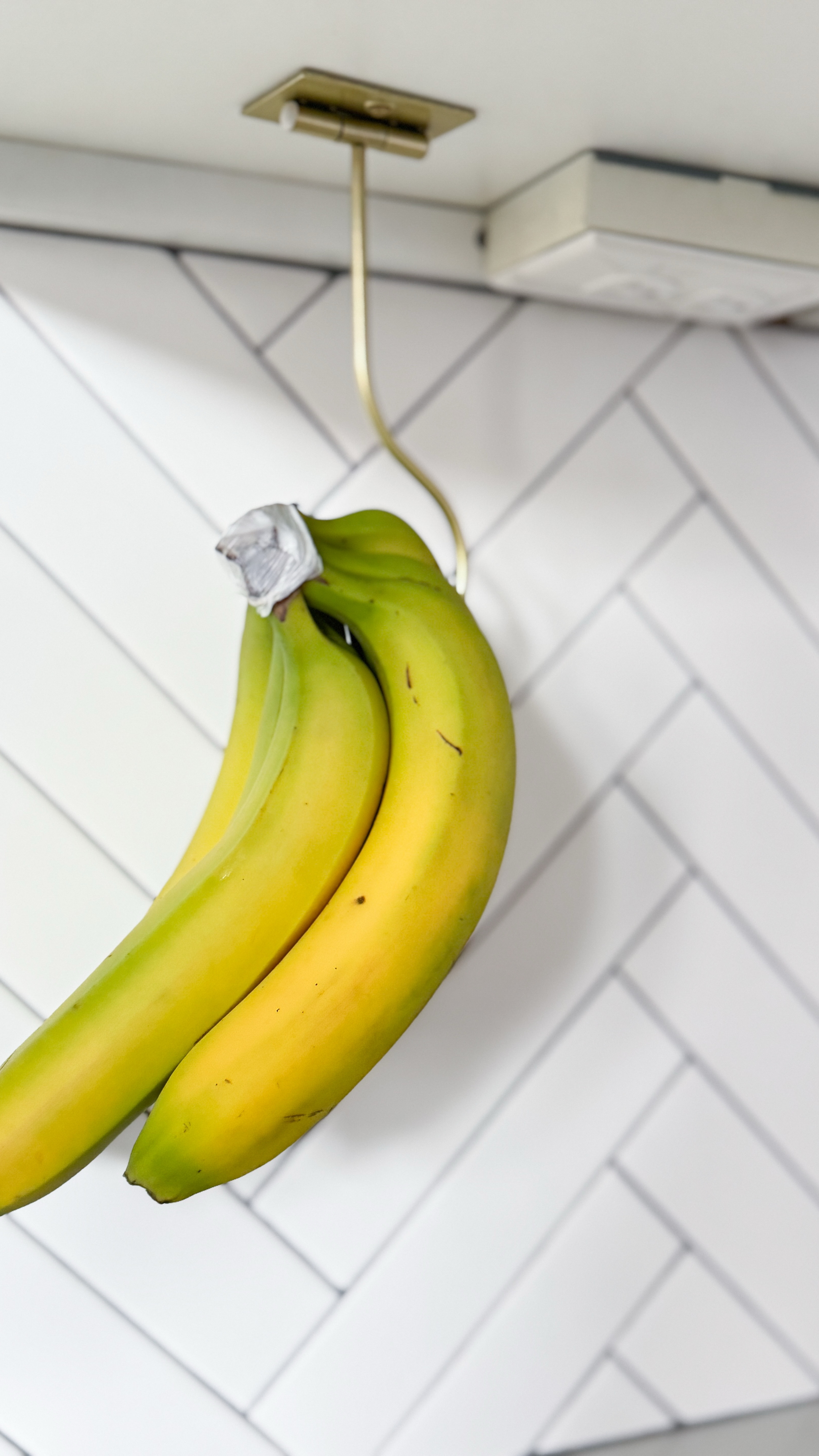 Say goodbye to countertop clutter with this foldable banana hook! It keeps your bananas off the counter when you need it & tucks away under the cabinet when you don’t. Such a simple, space-saving solution + it comes in a variety of finishes to match any kitchen. A must-have for an organized home! 

Storage - Organization - Kitchen Organization  

#LTKHome #LTKFamily #LTKWatchNow